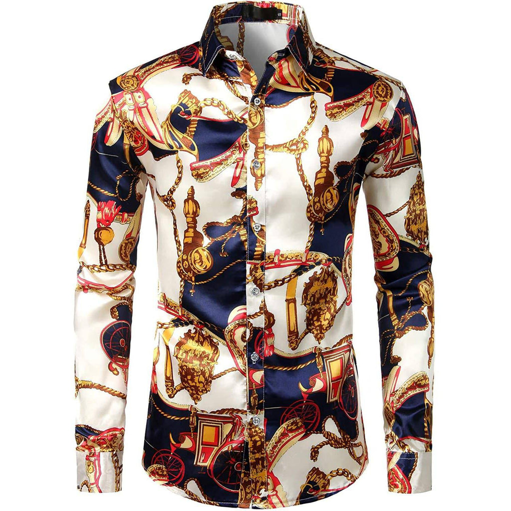 Arden Printed Silk Shirt