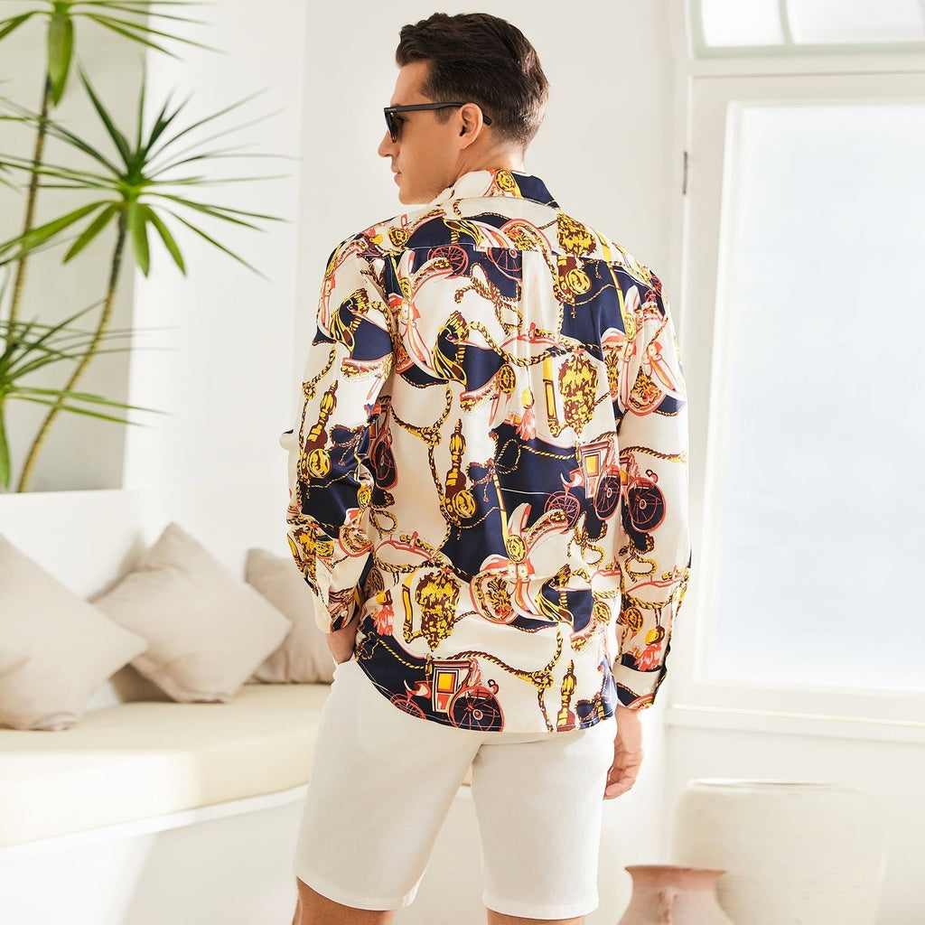 Arden Printed Silk Shirt