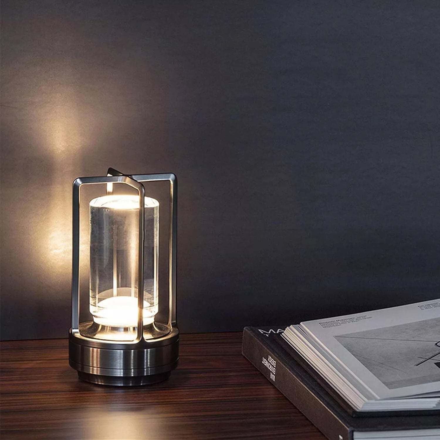 Modern Crystal LED Lantern Lamp – Elegant Ambient Lighting