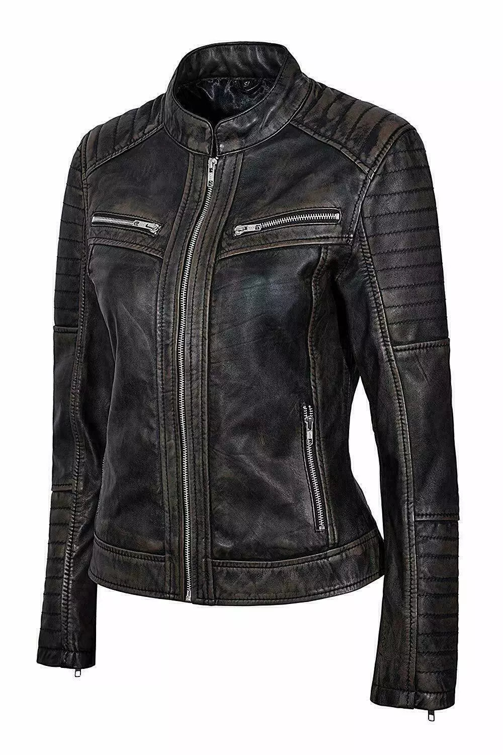 Ravenna Moto Leather Jacket