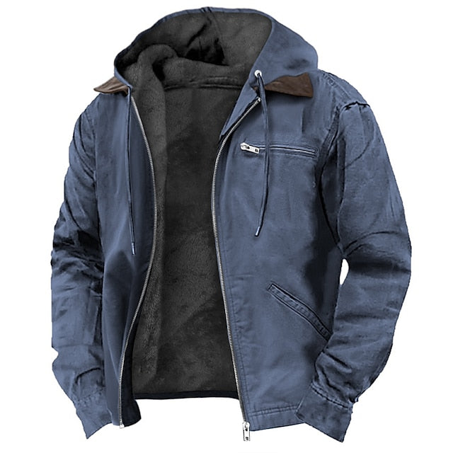 Outdoor Fleece-Lined Rugged Work Jacket