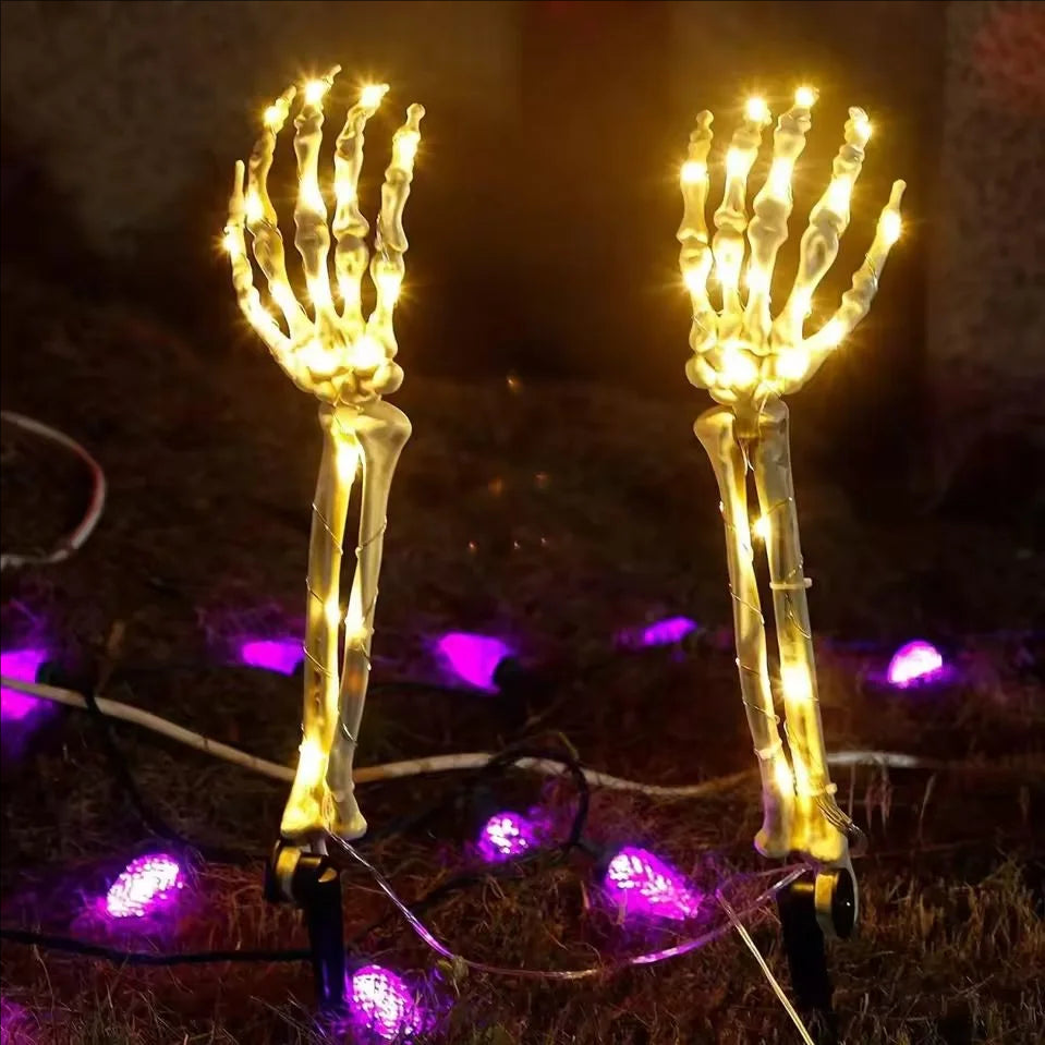 Skeleton Hand Solar Lights