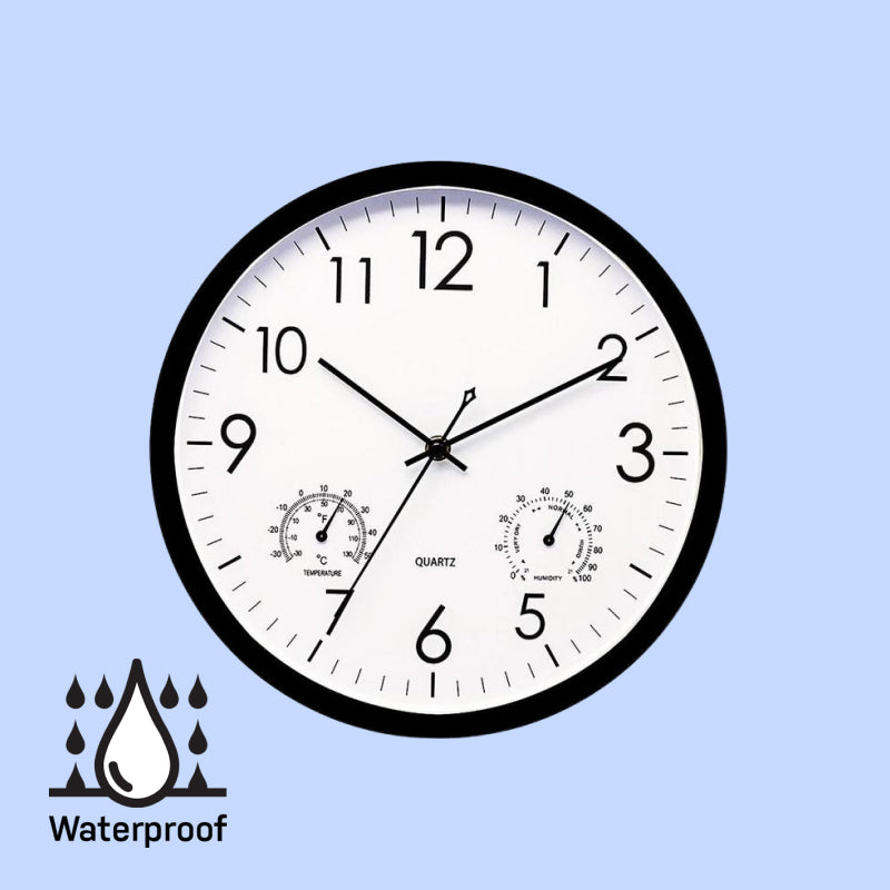 ClearView Waterproof Wall Clock
